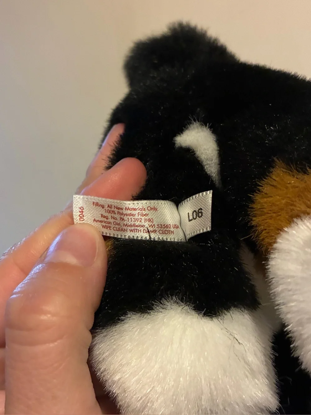 American Girl Bernese Mountain Dog Plush Stuffed Animal